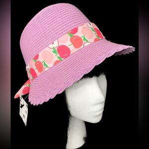 FENELY Girlhoodcore Woven Lavender Paper Hat